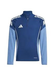 Adidas Tiro 25 Competition 1/4-Zip Sweatshirt Kinder JI6545 - team navy blue 2/crew blue 164