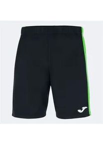 Joma Maxi Shorts Kinder 117 - schwarz/neongr&uuml;n 80/92