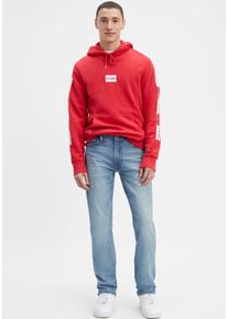 Levi's 5-Pocket-Jeans LEVI'S "513 SLIM STRAIGHT", Herren, Gr. 33, L&auml;nge 30, blau (worn to ride), Denim/Jeans, Obermaterial: 70% Baumwolle, 28% Lyocell, 2% Elasthan, Jeans 5-Pocket-Jeans