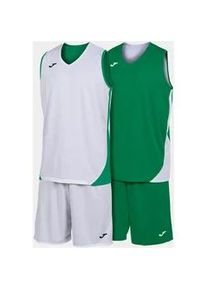 Joma Kansas Basketballtrikot + Shorts Set Kinder 452 - gr&uuml;n/wei&szlig; 140