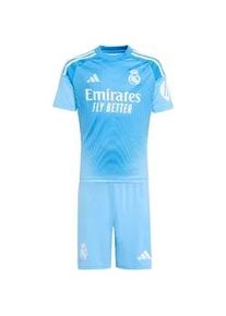 Adidas Originals Real Madrid Torwart Ausweich-Minikit 2025/26 Kinder JP4174 - blue burst/ray blue 164