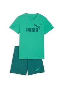 Puma Essentials No.1 Logo T-Shirt + Shorts Set Kinder 40 - vibrant green 98