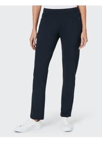 Sweathose Joy Sportswear "SWEATHOSE SHERYL", Damen, Gr. 46, N-Gr, blau (night), Stoff, Obermaterial: 96% Baumwolle, 4% Elasthan, unifarben, Hosen Sweathose