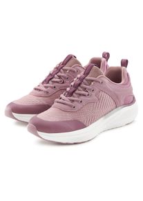 Sneaker Lascana "Turnschuhe", M&auml;dchen, Gr. 37, lila, Obermaterial: 70% Textilmaterial, 30% Lederimitat. Decksohle: 100% Textilmaterial. Futter: 100% Textilmaterial. Laufsohle: 100% Synthetik, unifarben, Basic, Schuhe Sneaker, Freizeitschuh, Schn&uuml;rhalbschuh mit herausnehmbarer Innensohle VEGAN