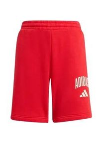 Adidas Seasonals Collegiate Typography Sweatshorts Kinder KC4577 - pure ruby/off white 164