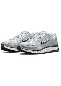Nike P-6000 Sneaker Damen 101 - white/black-metallic silver 36