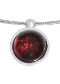 Collier OSTSEE-SCHMUCK "- Kugel 10 mm-Sarah Vicenca - Bernstein -" Gr. 42, silber (silber 925, silberfarben, wei&szlig;), Halsketten, Damen, 42, Bernstein, Collier