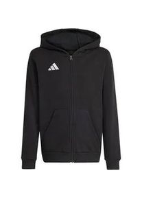 Adidas Entrada 26 Sweatjacke Kinder KH1782 - black/white 128
