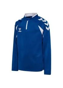 Hummel hmlCORE 2.0 1/2-Zip Sweatshirt Kinder 7691 - true blue/white 116