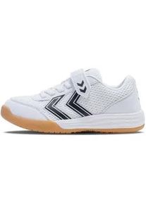 Hummel Multiplay Flex VC Hallenschuhe mit Klettverschluss Kinder 9124 - white/black 39