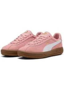 Puma Club Klassika Suede Sneaker Damen 11 - rosy outlook/Puma white/Puma gold 37
