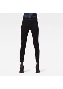 G-Star Raw Skinny-fit-Jeans G-STAR "3301", Damen, Gr. 33, L&auml;nge 32, schwarz (pitch schwarz), Denim/Jeans, Obermaterial: 92% Baumwolle, 7% Elastomultiester, 1% Elasthan, skinny fit normal, Jeans Skinny-fit-Jeans, mit Stretch