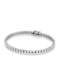 Tennisarmband "Armband Tennisarmband mit Zirkonia Steinen, Silber 925" Gr. 18,5, silber, Giorgio Martello MILANO, Armb&auml;nder, Damen, 18,5, Silber 925 (Sterlingsilber), Tennisarmband