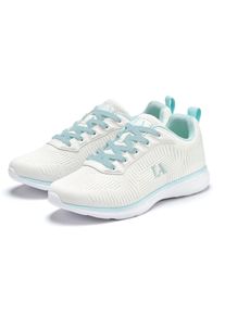 Sneaker Lascana "Turnschuhe", M&auml;dchen, Gr. 40, gr&uuml;n (wei&szlig;, mint), Obermaterial: 60% Textilmaterial, 40% Lederimitat. Decksohle: 100% Textilmaterial. Futter: 100% Textilmaterial. Laufsohle: 100% Synthetik, kontrastfarbene Details, unifarben, Basic, Schuhe Sneaker, Freizeitschuh, Halbschuh im sportiven Look VEGAN, Topseller