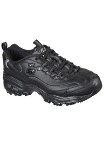Sneaker Skechers "D&acute;Lites-Fresh Start", Damen, Gr. 41, schwarz, Leder, Synthetik, Textil, unifarben, Schuhe Sneaker, Freizeitschuh, Halbschuh, Schn&uuml;rschuh mit Bio-Dri-Ausstattung