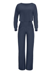 Jumpsuit WINSHAPE "JS101LSC", Damen, Gr. XL, Normalgr&ouml;&szlig;en, grau (anthrazit), 85% Polyester, 15% Elasthan, Rundhals, Overalls Jumpsuit, Functional Comfort