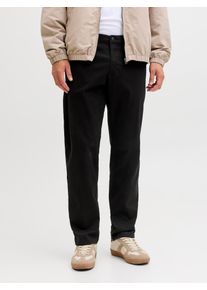 Jack & Jones Chinohose JACK & JONES "JPSTKANE DYLAN CHINO", Herren, Gr. 31, L&auml;nge 34, schwarz, Web, Obermaterial: 98% Baumwolle, 2% Elasthan, unifarben, regular fit kn&ouml;chellang, Hosen Chinohose