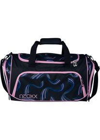 Sporttasche neoxx "Move", M&auml;dchen, Gr. B/H/T: 43cm x 26cm x 24cm, hello wave, Polyester, Taschen Sporttasche, teilweise aus recyceltem Material