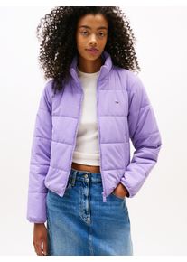 Steppjacke Tommy Jeans "TJW REG LW PADDED JACKET EXT", Damen, Gr. XS (34), ophelia lila, Web, Obermaterial: 100% Polyester, unifarben, Jacken Steppjacke