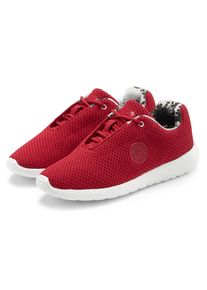 active by Lascana Sneaker LASCANA ACTIVE "Halbschuh, Turnschuhe", M&auml;dchen, Gr. 36, dunkelrot, Obermaterial: 100% Textilmaterial. Decksohle: 100% Textilmaterial. Futter: 100% Textilmaterial. Laufsohle: 100% Synthetik, unifarben, Basic, Schuhe Sneaker, mit atmungsaktivem Mesh-Obermaterial, herausnehmbare Innensohle