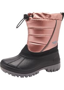 Winterstiefel Kangaroos "K-Ben", M&auml;dchen, Gr. 33, rosa (rosa, metallic), Synthetik, Schuhe Winterstiefel, Snowboots, Winterboots, Winterschuhe, wasserabweisend
