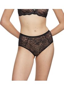 Shapingslip Triumph "Amourette Charm", Damen, Gr. 46, schwarz, Microtouch, Obermaterial: 76% Polyamid, 24% Elasthan, gemustert, unifarben mit Farbeinsatz, figurbetont, Unterhosen Shapingslip, Stretch-Spitze, h&uuml;ftig geschnitten, leicht formend