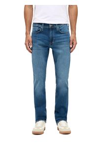 Slim-fit-Jeans Mustang "Herren Style Orlando Slim", Herren, Gr. 32, L&auml;nge 34, blau (783 mittelblau), Denim/Jeans, 98% Baumwolle, 2% Elasthan, unifarben, slim fit, Jeans Slim-fit-Jeans