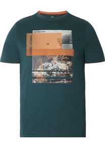T-Shirt Jan Vanderstorm "T-Shirt HAKEJAN", Herren, Gr. 3XL, blau (petrol), Obermaterial: 100% Baumwolle CO., Shirts T-Shirt