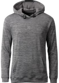 Kapuzenshirt LPO "Herren-Funktions-Kapuzenshirt-Niles", Damen, Gr. 3XL, asphalt melange, 94% Polyester, 6% Elasthan, Shirts Kapuzenshirt