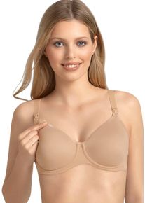 Still-BH Anita MATERNITY "Basic", Damen, Gr. 70, Cup D, beige (deep sand), Stoff, Obermaterial: 80% Polyamid, 20% Elasthan, clean, matt, unifarben, Basic, normal, BHs Still-BH, mit B&uuml;gel, nahtlose Cups, verstellbare Tr&auml;ger, elastisch, bequem