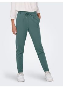 Jogger Pants Only "ONLPOPTRASH LIFE EASY COL PANT PNT NOOS", Damen, Gr. XL (42), L&auml;nge 30, gr&uuml;n (schwarz forest), Milano Rib, Obermaterial: 63% Viskose, 32% Nylon, 5% Elasthan, unifarben, regular fit lang, Hosen Jogger Pants, Viskosemischung, regular fit