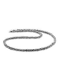 Silberkette Kuzzoi "Halskette Herrenschmuck Gliederkette Oxidiert 925 Silber" Gr. 60, silber, Halsketten, Damen, 60, ohne Stein, Silber 925 (Sterlingsilber), Silberkette