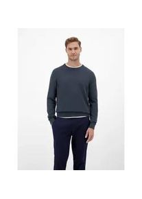 Strickpullover Lerros "Herren Strickpullover in Twist-Struktur", Herren, Gr. 3XL, classic navy, 100% Baumwolle, Rundhals, Pullover Strickpullover, Rundhalsausschnitt, weicher Stoff, lang&auml;rmlig, normale Passform