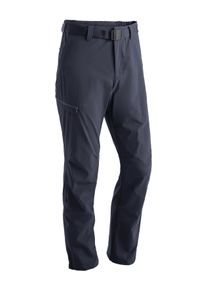 Funktionshose Maier Sports "Nil", Herren, Gr. 48, Normalgr&ouml;&szlig;en, blau (dunkelblau), 90% Polyamid, 10% Elasthan, Hosen Funktionshose, Herren Wanderhose, atmungsaktive Outdoor-Hose mit Roll up Funktion