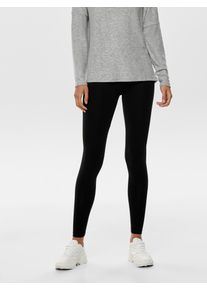 Leggings Only "ONLLIVE &ndash; Elastischer Bund f&uuml;r Komfort und Bewegungsfreiheit", Damen, Gr. XL (42), N-Gr, schwarz, Jersey, Obermaterial: 95% Baumwolle, 5% Elasthan, unifarben, sehr figurbetont normal, Hosen Leggings, sehr figurbetont, Jersey, Baumwollmischung, elastisch, unifarben, Topseller