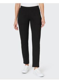Sweathose Joy Sportswear "SWEATHOSE SHERYL", Damen, Gr. 46, N-Gr, schwarz, Stoff, Obermaterial: 96% Baumwolle, 4% Elasthan, unifarben, Hosen Sweathose, Topseller