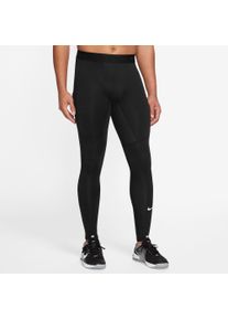 Trainingstights Nike "PRO WARM MENS TIGHTS", Herren, Gr. M, N-Gr, schwarz-wei&szlig; (schwarz, wei&szlig;), Obermaterial: 88% Polyester, 12% Elasthan, Hosen Trainingstights
