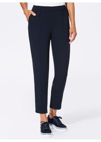 CR&Eacute;ATION L Schlupfhose CREATION L, Damen, Gr. 46, Normalgr&ouml;&szlig;en, blau (marine), 88% Polyester, 12% Elasthan, unifarben, 7/8-L&auml;nge, Hosen Schlupfhose