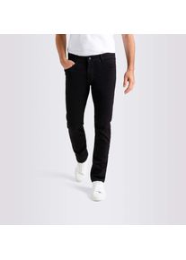 Tapered-fit-Jeans MAC "Jog&acute;n Jeans", Herren, Gr. 36, L&auml;nge 34, schwarz (schwarz schwarz clean), Denim/Jeans, Obermaterial: 89% Baumwolle, 9% Polyester, 2% Elasthan, unifarben, regular fit lang, Jeans Tapered-fit-Jeans, im Five-Pocket Style