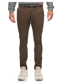 Chinos INDICODE "INGeoport", Herren, Gr. 29, L&auml;nge 32, demitasse, Web, Obermaterial: 98% Baumwolle, 2% Elasthan, unifarben, regular fit lang, Hosen Chinos