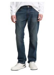 Straight-Jeans Tom Tailor "MARVIN", Herren, Gr. 40, L&auml;nge 32, mid stone blau grau denim32, Denim/Jeans, Obermaterial: 70% Baumwolle, 28% Polyester, 2% Elasthan, unifarben, straight fit kn&ouml;chellang, Jeans Straight-Jeans, im Five-Pocket Style, Topseller