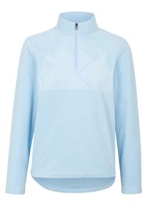 Sweatshirt Ziener "JONKI-Z midlayer junior", M&auml;dchen, Gr. 152, arctic sky, Obermaterial: 100% Polyester, Sweatshirts Sweatshirt