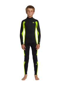 Neoprenanzug Billabong "5/4mm Foil", Kinder, Gr. 10 ( 140-148cm & 36-41 kg), fluro lime, Obermaterial: 80% Neopren, 10% Nylon, 10% Microfaser;, Sportanz&uuml;ge Neoprenanzug