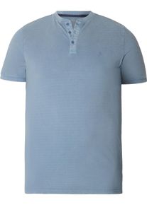 T-Shirt Jan Vanderstorm "T-Shirt TAAGURD", Herren, Gr. 7XL, blau, Obermaterial: 100% Baumwolle CO., Shirts T-Shirt