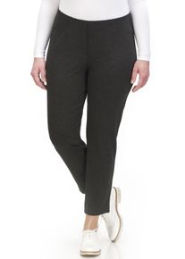 Schlupfhose KjBRAND "Susie XS Jersey", Damen, Gr. 46, N-Gr, grau (anthrazit), Jersey, Obermaterial: 68% Viskose, 27% Polyamid, 5% Elasthan, kn&ouml;chellang, Hosen Schlupfhose, Sommerhose mit Schlupfbund