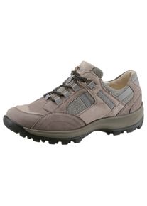 Waldl&auml;ufer Schn&uuml;rschuh WALDL&Auml;UFER "HOLLY", Damen, Gr. 8 (42), grau (taupe, beige), Nubukleder, Textil, Schuhe Schn&uuml;rschuh, Bequemschuh, Halbschuh, Outdoorschuh in Trekking-Optik, H-Weite
