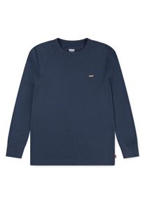 Langarmshirt LEVI'S KIDS "LVB LS GRAPHIC TEE SHIRT", Jungen, Gr. 14 (164), big dipper, Single Jersey, Obermaterial: 100% Baumwolle, regular fit normal, Rundhals, gerader Abschluss, Shirts Langarmshirt, mit Logo Stickerei for BOYS