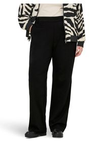 Anzughose Only CARMAKOMA "CARGOLDTRASH LIFE MW STRAIGHT PANT NOOS", Damen, Gr. 46, L&auml;nge 32, schwarz, Web, Obermaterial: 63% Viskose, 32% Nylon, 5% Elasthan, unifarben, gerade lang, Hosen Anzughose, Viskosemischung, Regular Waist