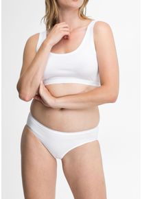 Bustier Speidel "Bio Cotton plus", Damen, Gr. 36, N-Gr, wei&szlig;, Obermaterial: 92% Baumwolle, 8% Elasthan, unifarben, BHs Bustier, Baumwollmix, ohne Verschluss, elastisch, sportlich, basic