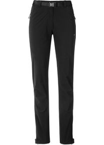Outdoorhose LPO "Trekkinghose Gwen WMN", Herren, Gr. 48/50 (XL), Normalgr&ouml;&szlig;en, schwarz, 92% Polyamid; 8% Elasthan, regular fit, Hosen Outdoorhose, mit G&uuml;rtel